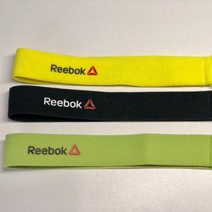 3-Pack Reebok Adjustable Headbands